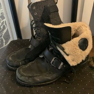 Polo fur padding boots